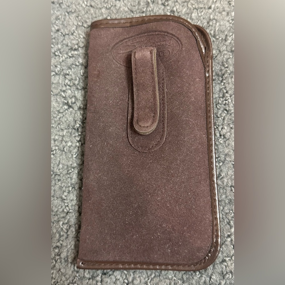 Vintage Brown Sebastian by Pearle Sunglasses Glasses Case